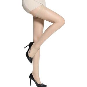 Women Apricot Thin Tight Stocking